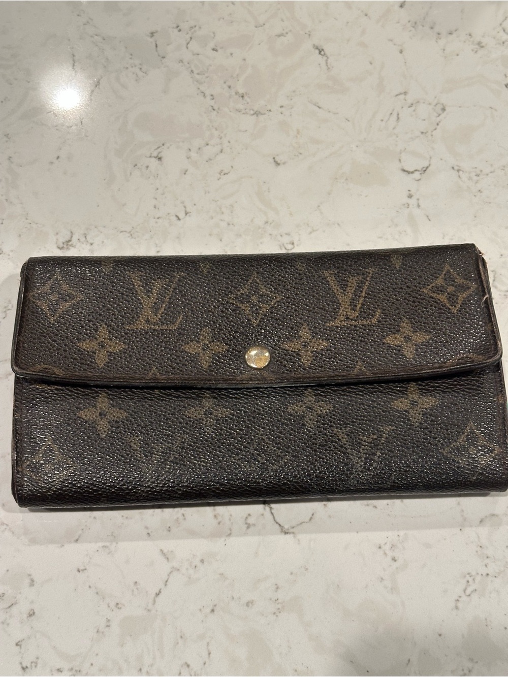 *project piece* LV monogram Sarah wallet